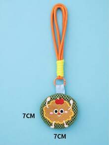 1pc Mesh Ventilated Open Cartoon Mini Pouch Mosquito Repellent Bag Breathable Coin Purse Lanyard Portable Keychain Organizer - Multicolor - View 3