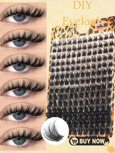 168 sợi mi giả lông chồn tự nhiên dày, hình chữ D, chiều dài 8-16mm, độ dày 0.07mm, bao bì siêu nhẹ, 14 hàng mi giả lông chồn chống thấm nước, dạng chùm đơn 3D, dày dặn, bền chắc, dễ tự làm, phù hợp cho trang điểm từ nhẹ đến đậm, tiện lợi mang theo hàng ngày hoặc khi ra ngoài.