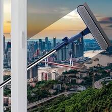 Bộ gạt mưa kính chắn gió kéo dài 1 cái kèm cần gạt xoay và bàn chải làm sạch | Miếng lau ướt đa năng, thích hợp cho cửa kính phòng tắm, kính chắn gió ô tô và các bề mặt trong nhà, làm bằng chất liệu nhựa. - nhiều màu - Xem 6