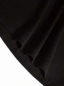 Black Loose T-Shirt With The Words "I Love Being Gigi" And Colorful Sunflower Leopard Print For Casual Wear Juneteenth, Daily Wear, Minimalist Style, Skin-Friendly Softness, Unisex Fit, Vintage Vibe - 黑色 - 查看 5