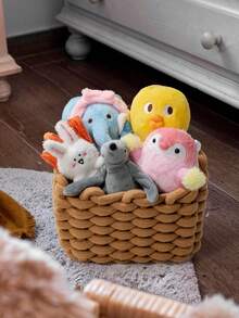 2 chiếc giỏ đựng đồ mini sang trọng, tinh tế để bàn, giỏ và hộp đan, trang trí nhà cửa dùng để đựng mỹ phẩm, đồ chơi, tủ, phòng khách, phòng ngủ. - Nhiều màu - Xem 2