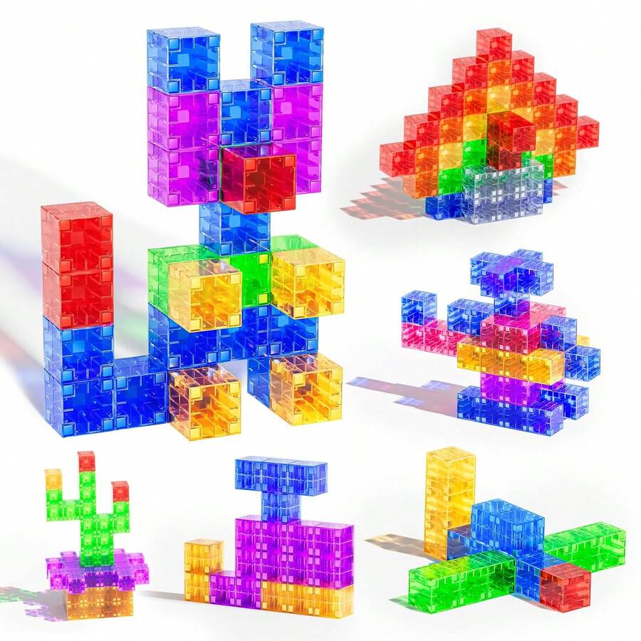 Juguete de bloques de construcción magnéticos, adecuado como regalo para el Día del Niño - Multicolor - Ver 1