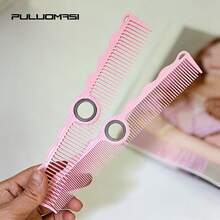 1把可旋转美发梳，双面宽齿和细齿，360°轴承旋转，减压环，防静电顺滑美发梳，适用于美发师 - 彩色 - 查看 7