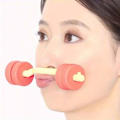 2pcs Face Training Set: Jawline Trainer And Abdominal Breathing Trainer - Designed For Waist Shaping, With Abdominal Training Equipment Featuring Color Indicators. Ergonomic Design - Ideal For Yoga And Fitness.