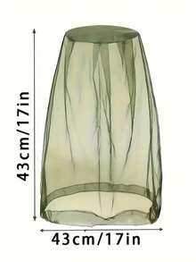 1 chiếc màn chống muỗi cỡ lớn kèm khẩu trang - Lưới chống côn trùng bền chắc, mắt lưới mịn giúp ngăn ngừa sâu bọ, có thể dùng kèm mũ/đầu, thích hợp cho câu cá và săn bắn - Có thể ngăn ngừa virus West Nile và virus Zika - Có màu đen và xanh lá cây. - A - Xem 2