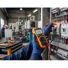 MULTIMETRO DIGITAL DM360011 INGCO | PRECISIÓN Y SEGURDAD ELÉCTRICA - Naranja - Ver 1