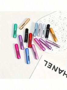 1/8/10pcs Portable Mini Perfume Atomizer Spray Bottle Set – Refillable Travel Size Fragrance Dispenser For On-The-Go Touch-Ups – Ideal For Carrying Your Favorite Scents In Purses, Pockets, Gym Bags, And During Travel Or Shopping Trips – Leakproof, Easy To Fill, And Perfect For Parties & Everyday Use Back To School Perfume Bottle - 隨機顏色 - 查看 2