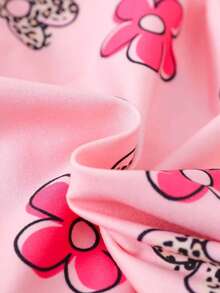 5件組女童休閒「愛心」 「花朵」 「蝴蝶結」印花滿版隨機剪裁輕量布料長袖T恤 春秋款 - 彩色 - 查看 6