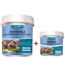 Y-RED 多用途隐形防水密封胶，透明防漏粘合剂，适用于浴室瓷砖、卫生间、屋顶、墙壁、房车、泳池、窗台裂缝修补。 - Waterproof Sealant - 查看 12