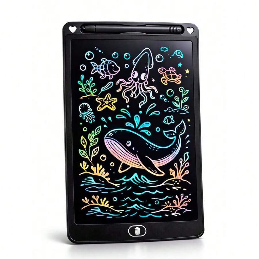 Pizarrón Mágico LCD Borrable de 10.5" - Negro - Ver 1