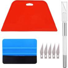 8件套汽车贴膜刮板平整工具，汽车壁纸套装贴膜，窗膜贴膜修边应用套装工具 - A - 查看 8