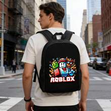 Anime Style Backpack,  Double Shoulder Lightweight Laptop Bag, Large Capacity Casual Backpack For Teen Daily Use - Sets - View 2
