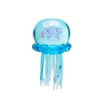 High-Quality Transparent Multi-Color Glitter Jellyfish Ornament, Cute Ocean-Themed Desktop Decoration, Soft Handheld Stress-Relief - 粉紅色 - 查看 2