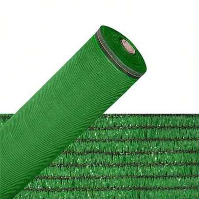 STARLEY-Malla de sombreo y ocultación | Especial para Obra | Color Verde1.5X8M-2X8M,Protección Jardín y Terraza