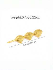 DIY Unique Star & Flower Hair Clips, Suitable For Daily Wear, Banquet, Party, Wedding, Gift - Gold - View 8