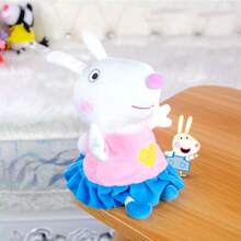 Hasbro 小猪佩奇毛绒玩偶摆件，创意卡通摆件和玩具，可作为节日礼物 - 彩色 - 查看 5