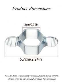 Bộ 4/8/10/20 kẹp cờ lê ống tái sử dụng - Cờ lê lục giác bằng thép không gỉ dùng cho hệ thống ống nước nhà tắm và nhà bếp. - Bạc - Xem 2