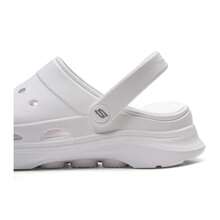 Skechers GO WALK 7 FOAMIES 女士轻便休闲模压凉鞋/拖鞋，舒适透气，适合日常穿着和户外活动，货号：111485-OFWT - 乳白色 - 查看 11