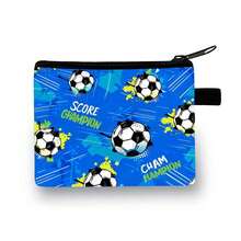 New Stylish Wallet, Cute Cartoon Football/Basketball Print Wallet, Suitable For Men, Women, Students, Children - Multicolor - View 7