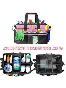 1pc Large Capacity Outdoor Storage Bag, Camping Storage Bag, Cleaning Tool Storage Bag, Storage Bag With Detachable Adjustable Shoulder Strap, Multi-Function Storage Bag, Crossbody Portable Cleaning Tool Waist Bag, Outdoor Tool Bag, Outdoor Storage Bag, Multi-Function Storage Bag, Indoor Storage Bag - Multicolor - View 7