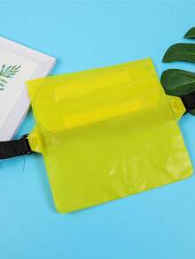 1pc Waterproof Waist Bag, Phone Pouch, Passport And Wallet Waterproof Bag, Suitable For Beach, Boating, Sports, Floating, Waterproof Swimming Bag, Sealed Floating Diving Waist Bag, Waterproof Phone Case, Dry Shoulder Bag, Beach Essential, Waterproof Bag, Suitable For Rafting, Beach, Swimming, Boating, Kayaking, Hiking - Multicolor - View 16