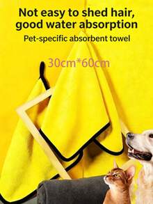 Set Perawatan Hewan Peliharaan 4-in-1, Termasuk Sarung Tangan Mandi Kucing, Sisir Kutu, Pemotong Kuku, dan Handuk Cepat Kering, Cocok untuk Anjing dan Kucing - View 6