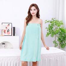 Khăn tắm dạng ống có thể mặc được, mềm mại và thân thiện với da, phù hợp cho sử dụng tại salon hoặc nhà. - nhiều màu - Xem 10