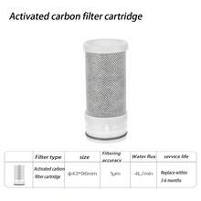 Kitchen Water Pre Filter, Splash Proof Ceramic Activated Carbon Direct Drinking Water Purifier, Ceramic Filter Element Water Purifier, Multifunctional Filter, Household Faucet Filter, Filtered Tap Water, Activated Carbon Removes Residual Chlorine, Mixing Valve, Shower Head, Faucet Mounted Water Filter, No Electricity, No Battery Required, Kitchen And Bathroom Accessories, Plastic Material - W - View 16