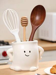 Giá đựng dụng cụ nhà bếp theo chủ đề dễ thương: Chiếc giá xinh xắn này có thể đựng thìa, dĩa và các dụng cụ khác, biến nó thành vật dụng nhà bếp không thể thiếu để giữ cho mặt bàn bếp của bạn gọn gàng và phong cách! Tiện lợi, chiếc giá đựng đồ theo chủ đề đáng yêu này có thể giúp giữ cho mặt bàn bếp của bạn ngăn nắp và gọn gàng, thêm phần thú vị cho việc chuẩn bị nấu nướng. Một chiếc giá đựng đồ dễ thương - một công cụ thiết yếu để tạo ra không gian bếp sạch sẽ và thoải mái (Vui lòng xác nhận kích thước trước khi mua). - Nhiều màu - Xem 4