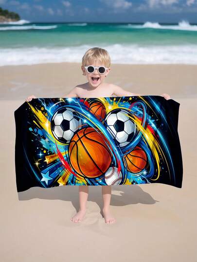 1 chiếc khăn tắm biển trẻ em Cool Ball Element, chất liệu sợi siêu mềm, cỡ lớn, thấm hút cực tốt, thích hợp cho du lịch, hồ bơi, lặn, lướt sóng, yoga, cắm trại. Có nhiều kích cỡ khác nhau, phụ kiện bãi biển cho bãi biển, hồ bơi, du lịch, cắm trại, yoga.
