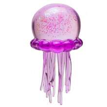 Nee Doh Jelly Squish Glitter Jellyfish Squishy Toy – Super Solid Squish, Sensory Fidget & Stress Relief Toy For Kids & Adults, Great Easter & Birthday Gift - Purple1 - 查看 2