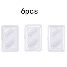 6 miếng dán mắt trong suốt dùng cho mặt, thoải mái và thoáng khí, tự dính. Thích hợp cho mắt, mặt và mũi. - Nhiều màu - Xem 12