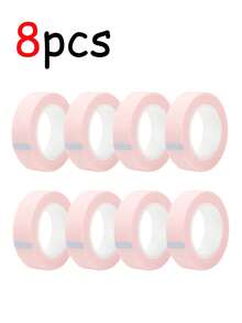8pcs Professional Eyelash Extension Tapes, Made Of Non-Woven Fabric, Multi-Functional Self-Adhesive Tapes, Suitable For Women's Eyelash Extension Application - Multicolor - View 10