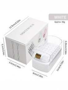 2 In 1 Nail Drill Bits Storage Box 30 Holes With Cleaning Brush Manicure Salon Grinding Head Holder Display Nail Art Accessory - Multicolor - View 9