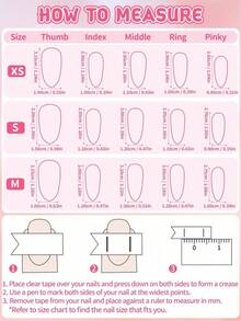 10pcs Cute Pink Rectangular Acrylic Nail Art Set, With 3D Decor, Y2K  Gold Nail Line Art Design, Punk Glossy French Manicure Stickers, Nail Supplies, Shiny False Nails, Suitable For Women & Girls To Wear On Wedding Day - 黑色 - 查看 5