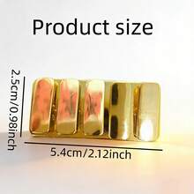 Rainbow Metal 5-Key Popper Fidget Toy, Portable Stress Relief Hand Slider, Satisfying Click Sound Sensory Gadget, Desk Accessory For Relaxing, Enhancing Focus, Anxiety Relief, Tactile Fidget Slider For Daily Use, Travel & Office, Cool Metallic Fidget Popper For Stress Reduction - Multicolor - View 2