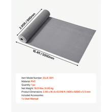 Drainage Mat, 90 X 500 Cm, PVC Non Slip Commercial Floor Mat, Wet Area Water Drain Splash Matting Hollow Doormat Roll, For Outdoor Indoor Restaurant Swimming Pool Patio Bathroom Washroom, Gray - 3*16.4 FT - 查看 11
