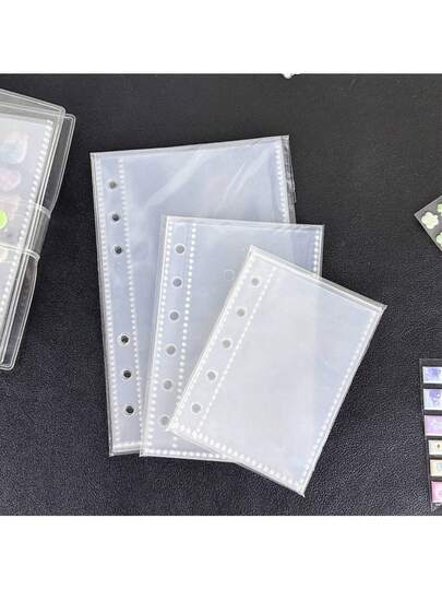 10/20 Sheets A6/A7 PP Transparent Refill Pages, Replacement Inserts For Photo Album & Sticker Book, Home Decor Pocket Pages, Kitchen And Home Organizer Accessories