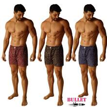 2 Cuecas Boxer Adulto Samba Canção Masculina Cueca Short Conforto e Qualidade. - Multicolorido - Visão 7