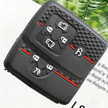 Bao đựng chìa khóa xe hơi bằng silicon mềm cao cấp dành cho RAV4 2008 Premio Auris Rukus Vanguard Estima Alphard Vellfire. - đen - Xem 3