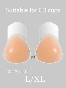 1 Cặp Áo Ngực Vô Hình Silicone Cho Nữ, Áo Ngực Không Đường May, Áo Ngực Silicone, Áo Ngực Cưới, Áo Ngực Có Keo Dán, Áo Ngực Thoáng Khí Chống Nước, Áo Ngực Nâng Ngực Silicone Cho Nữ, Kiểu Dáng Thời Trang, Áo Ngực Vô Hình, Áo Ngực Silicone Không Dây, Có Thể Tái Sử Dụng, Có Keo Dán, Áo Ngực Thoải Mái Chống Nước, Áo Ngực Nâng Ngực Silicone Cho Nữ, Nhiều Kiểu Dáng - Nhiều màu - Xem 3
