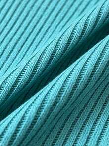 Đầm mini dáng ôm cổ chữ V, hở lưng, màu xanh da trời nhạt, thanh lịch, hiện đại, tối giản, thích hợp cho kỳ nghỉ biển, đầm dự tiệc sang trọng, đầm lễ Phục Sinh, đầm hè, đầm tốt nghiệp, đầm công sở thường ngày mùa xuân. - Màu xanh bạc hà - Xem 8