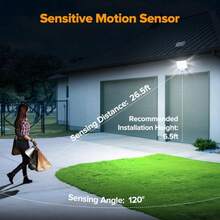240 piezas Luz solar LED para exteriores, Foco impermeable IP65 con control remoto, 3 modos Lámpara de pared de para patio, jardín, garaje - 240 LED - 1 unidad - Ver 9