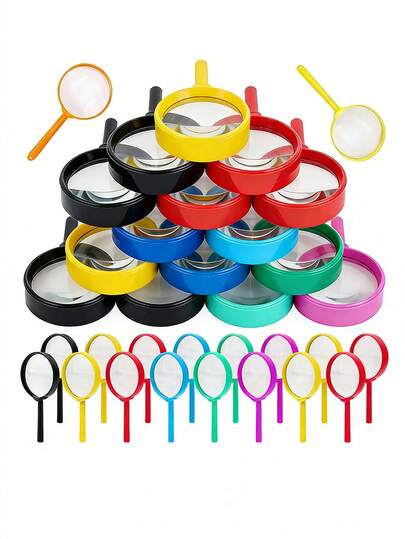 Handgehaltener Plastik-Vergrößerungsglashalter - leichter hochauflösender optischer Linsenverstärker - geeignet für Büro, Inspektion, Dokumentenprüfung und täglichen Gebrauch