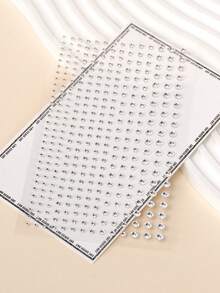 STARTTOOS Miếng dán trang trí 3D màu bạc trắng bóng, trong suốt, đính đá pha lê, thích hợp để trang trí mắt, móng tay, mặt. Thích hợp cho các lễ hội âm nhạc, lễ hội hóa trang, ngày Valentine, các bữa tiệc phong cách Y2K, trang trí hàng ngày, tiệc trang điểm, dạ hội và các dịp khác. Có thể dùng để trang trí tóc, mắt, mặt, cơ thể, tạo vẻ ngoài cho buổi hòa nhạc, làm đá quý trên mặt. - trắng - Xem 6