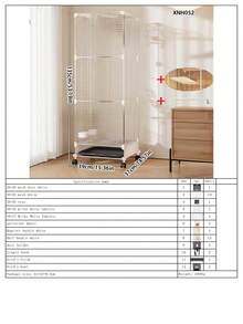 Large Bird Cage Suitable For Phoenix, Parrots, Mynahs, Thrushes, Orioles, Finches - Assembly Type - View 11