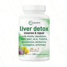 Liver Advanced+, 240 Veggie Capsules, 20-In-1 Advanced Support Complex[Free Shipping ](2026 Latest Version) - 1PCS - View 12
