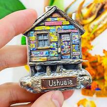 1 pièce Aimant de réfrigérateur en résine 3D, souvenir de voyage en Amérique du Sud - Brésil, Argentine, Bolivie, Pérou, Lima, Rio de Janeiro, Colombie, Bogota, Chili, Machu Picchu, Ushuaia, MOAI, Uruguay, Chutes d'Iguazu, autocollant magnétique de collection, décoration murale, œuvre d'art pour armoire de cuisine/chambre, petit cadeau créatif et significatif pour un voyage en Amérique du Sud - multicolore - Voir 19