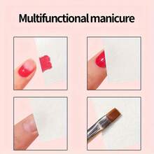 1000 piezas de toallitas limpiadoras de uñas - de doble uso, gruesas y sin pelusa, fáciles para manicura y pedicura - Multicolor - Ver 3