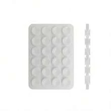 Giá đỡ điện thoại bằng silicon có đế hút, đế hút chống trượt, phụ kiện giữ điện thoại rảnh tay để chụp ảnh tự sướng và quay video, giá đỡ silicon dính chắc chắn cho điện thoại di động màu đỏ tươi và đỏ đậm, tương thích với Android và hầu hết các điện thoại thông minh, quà tặng cho mẹ, gia đình, bạn bè, trẻ em, sinh nhật, ngày lễ, phụ kiện ốp lưng điện thoại, miếng dán điện thoại. - trắng - Xem 4